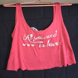 Beatles inspired crop top